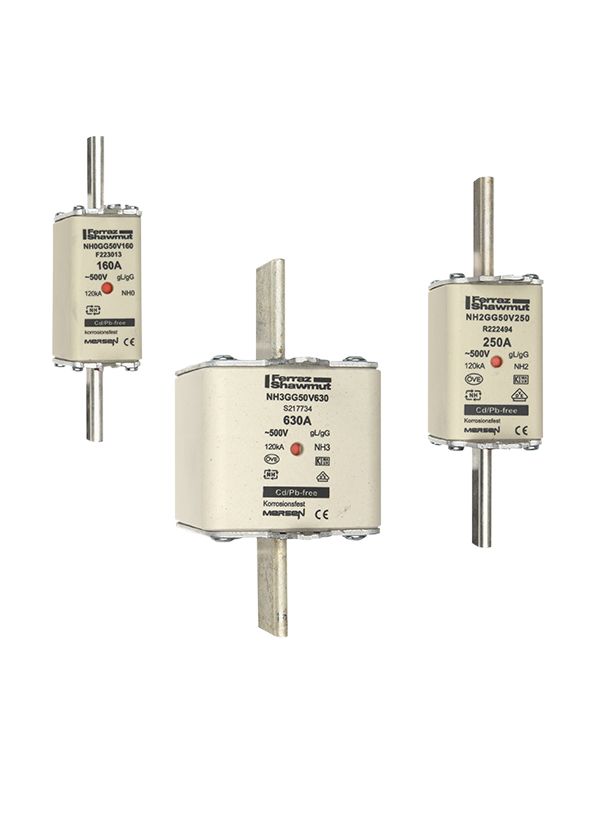 S235168 - NH fuse-link gG, 500VAC, size 3, 100A double indicator/live tags